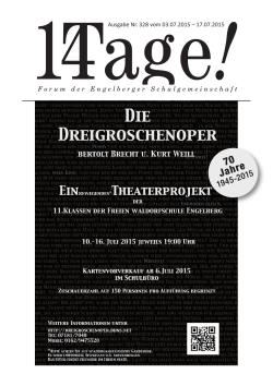 14-Tage-Blatt - Freie Waldorfschule Engelberg