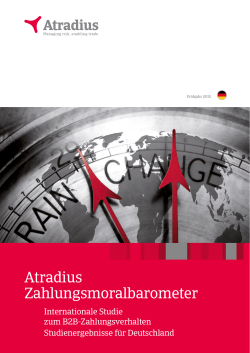 Zahlungsmoralbarometer Deutschland