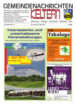 Herunterladen - Gemeindenachrichten Keltern