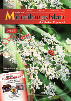 Endlich - Markt Regenstauf