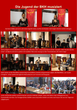 Jugend musiziert 2015 - Blaskapelle Hemslingen