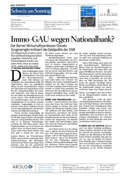 Immo-GAUwegen Nationalbank?