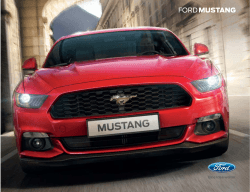 Broschüre: Der neue Ford Mustang