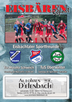 Ausgabe 8 - Sportfreunde Eisbachtal 1919 eV