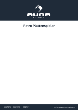 Retro Plattenspieler