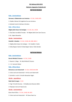 IHA Salzburg 28.03.2015 Richterin: Kappacher - Bullterrier-Club