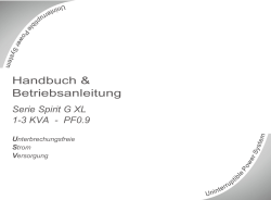 Handbuch & Betriebsanleitung