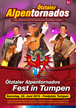 Fest in Tumpen - Ötztaler Alpentornados
