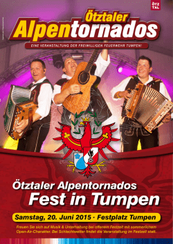 Fest in Tumpen - &Ouml;tztaler Alpentornados