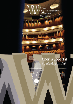 Spielzeitheft Oper 2015/2016