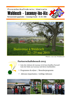 22-25.Mai 2015 - Freundschaftskreis Waldesch