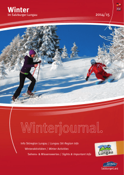 Winterjournal - Tourismusverband St. Michael im Lungau