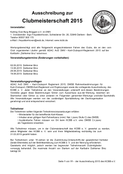 PDF - Karting Club Burg Brüggen eV
