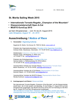 Ausschreibung / Notice of Race