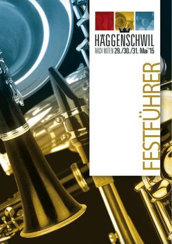 FESTF&Uuml;HRER - H&auml;ggenschwil nach Noten
