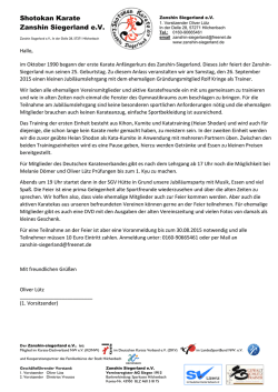 Shotokan Karate Zanshin Siegerland e.V.