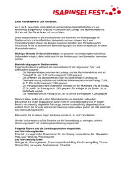 Anwohner Information