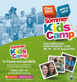 KIDS-Camp - JMS Altensteig eV