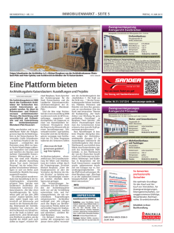 Eine Plattform bieten - Fachbereich Architektur Technische