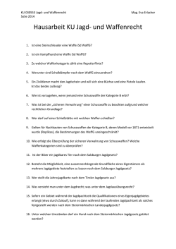 Hausarbeit KU Jagd