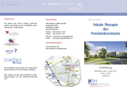 Infoflyer der Veranstaltung - Klinikum Region Hannover GmbH