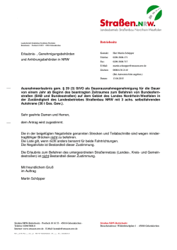 Negativliste für einen 36to Autokran