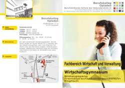 Infoblatt und Anmeldeformular