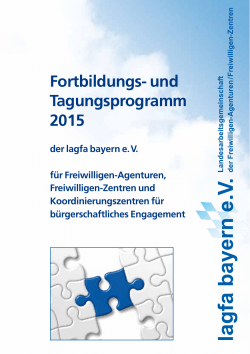 Fortbildungs- und Tagungsprogramm 2015 -pdf