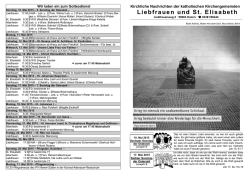 Information vom 10. u. 17.2015 - Katholische Kirchengemeinde