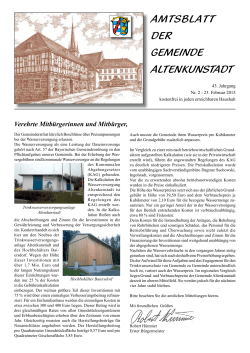 Amtsblatt Februar 2015
