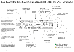Bare-Bones-Real-Time-Clock-Arduino-Ding (BBRTCAD) - Teil