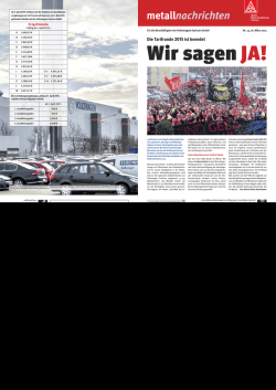 metallnachrichten Nr. 12 - M&auml;rz 2015 (VW)