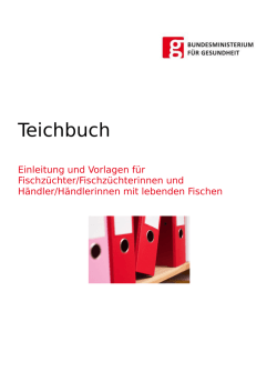Teichbuch Version 7.0