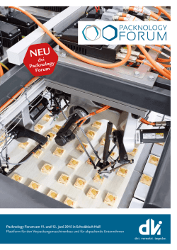dvi Packnology Forum - Packaging Excellence Center