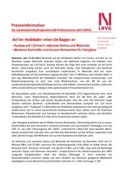 Heidebahn - Zwischen Soltau und Walsrode rollen die