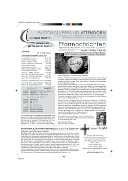 Pfarrnachrichten - Pastoralverbund Attendorn