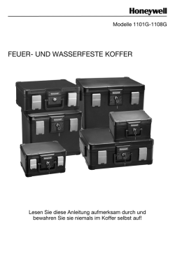 FEUER- UND WASSERFESTE KOFFER