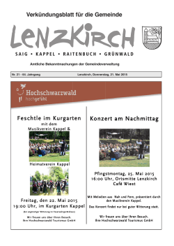 lesen - Lenzkirch