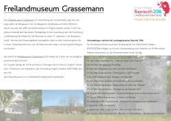 Freilandmuseum Grassemann - Landesgartenschau Bayreuth 2016