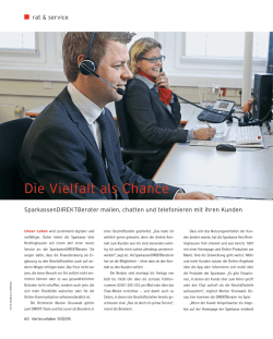 Die Vielfalt als Chance