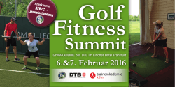 Golf Fitness Summit 2016