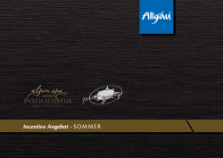 Incentive Angebot - SOMMER
