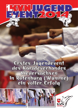 ein voller Erfolg - KARATE VERBAND NIEDERSACHSEN eV