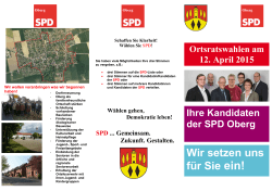 Wir setzen uns für Sie ein! - SPD