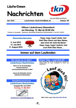 Mai 2015 - Team Klinikum N&uuml;rnberg