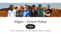 Team - Allgäu Orient Rallye
