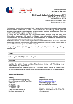 Weitere Informationen - Portal Globales Lernen