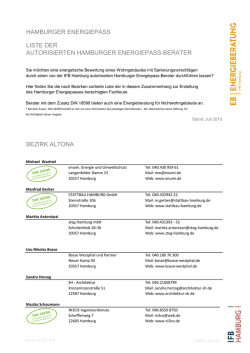 Energiepass-Berater