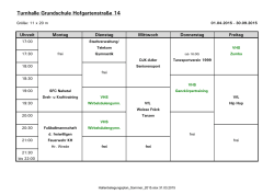 Hallenbelegungsplan - Stadt Bad Kreuznach