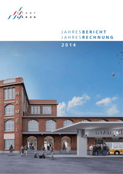 JAHRES BERICHT JAHRES RECHNUNG